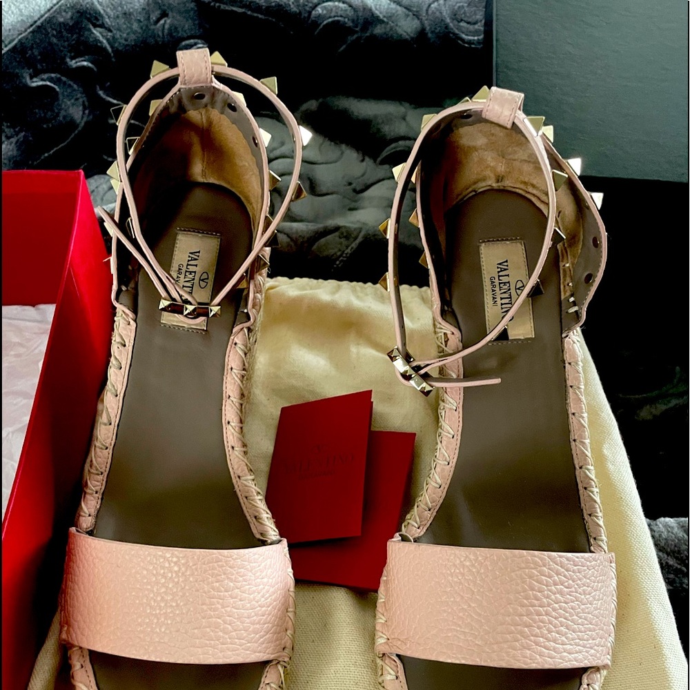 Valentino Pink wedges
